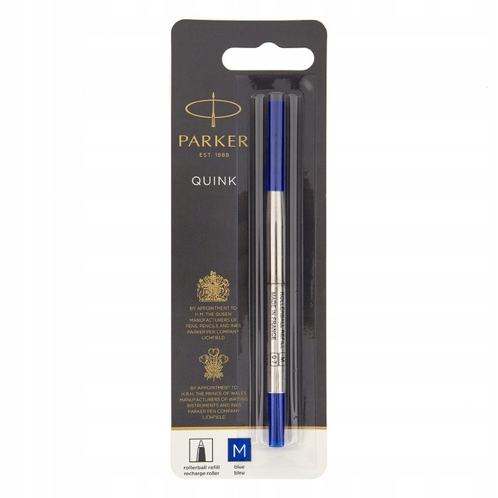 Wkład do długopisu Parker QUINKflow F niebieski x2