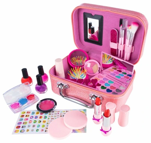 KUFEREK DO MAKIJAŻU ZESTAW KOSMETYCZNY TOREBKA