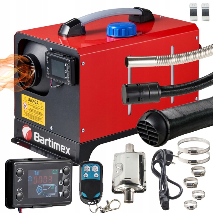 Webasto Nagrzewnica Olejowa 8kW Ogrzewanie Postojowe Webasto Dmuchawa