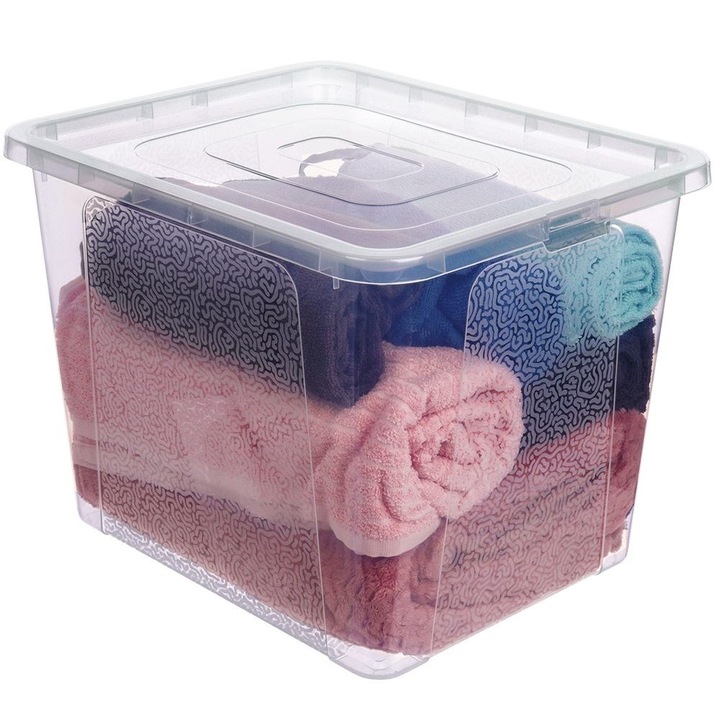 Pojemnik DO PRZECHOWYWANIA plastikowy duży pudełko box zabawki 30L