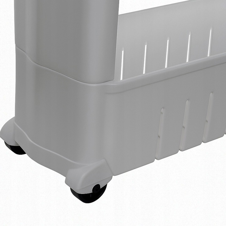 SZAFKA NA KÓŁKACH SKŁADANA WĄSKA PÓŁKA KUCHENNA ŁAZIENKOWA REGAŁ MOBILNY