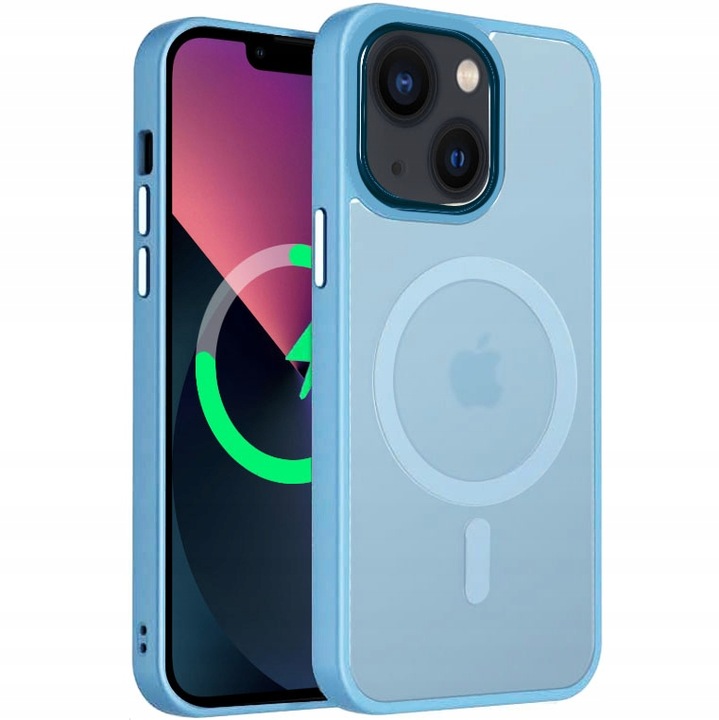 Etui Do iPhone 13 +Szkło 9H WZMACNIANE 360° Matt Case Do Magsafe