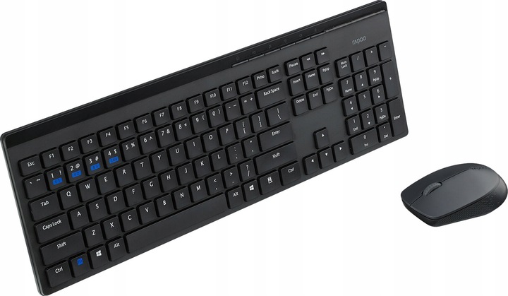 Klawiatura myszka zestaw bezprzewodowy RAPOO 8110M czarny
