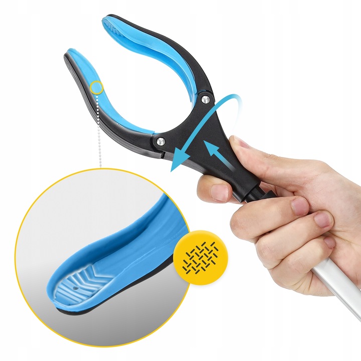 CHWYTAK SZCZYPCE ŁAPKA DO PODNOSZENIA ŚMIECI PRZEDMIOTÓW DLA SENIORÓW DŁUGI