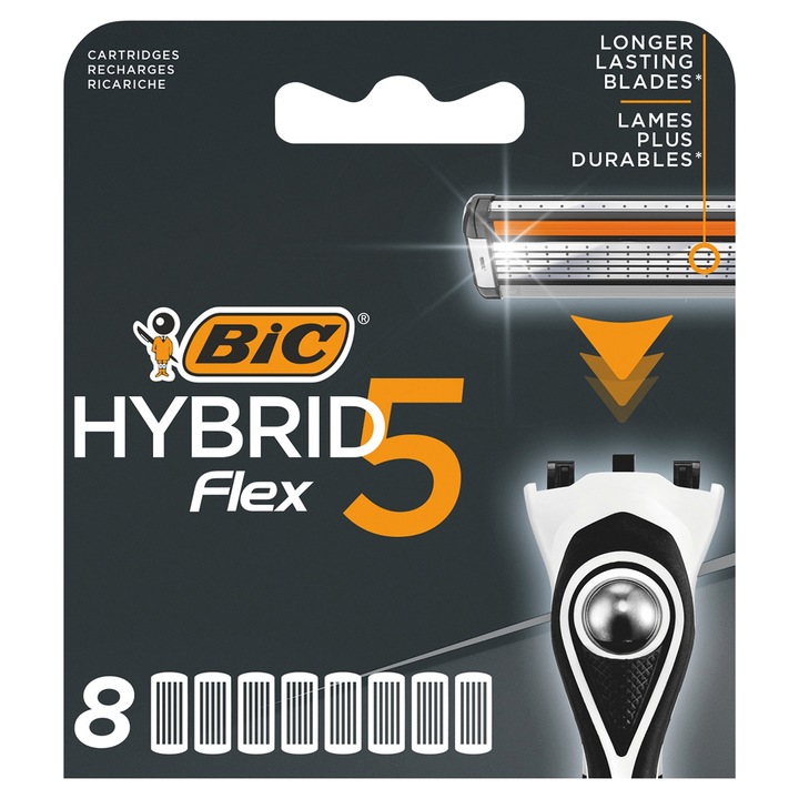 BIC WKŁADY DO GOLAREK HYBRID 5 FLEX BLISTER 16 SZT
