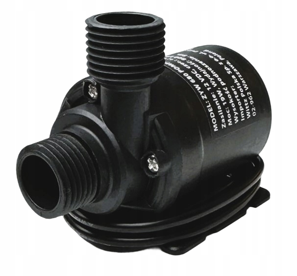 Pompa obiegowa DC 12V 800l/h ZYW680 1/2"