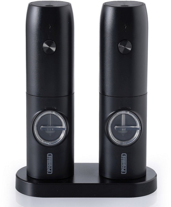 ELEKTRYCZNY MŁYNEK DO PIEPRZU SOLI PRZYPRAW AKKU ŁADOWANIE USB ZESTAW