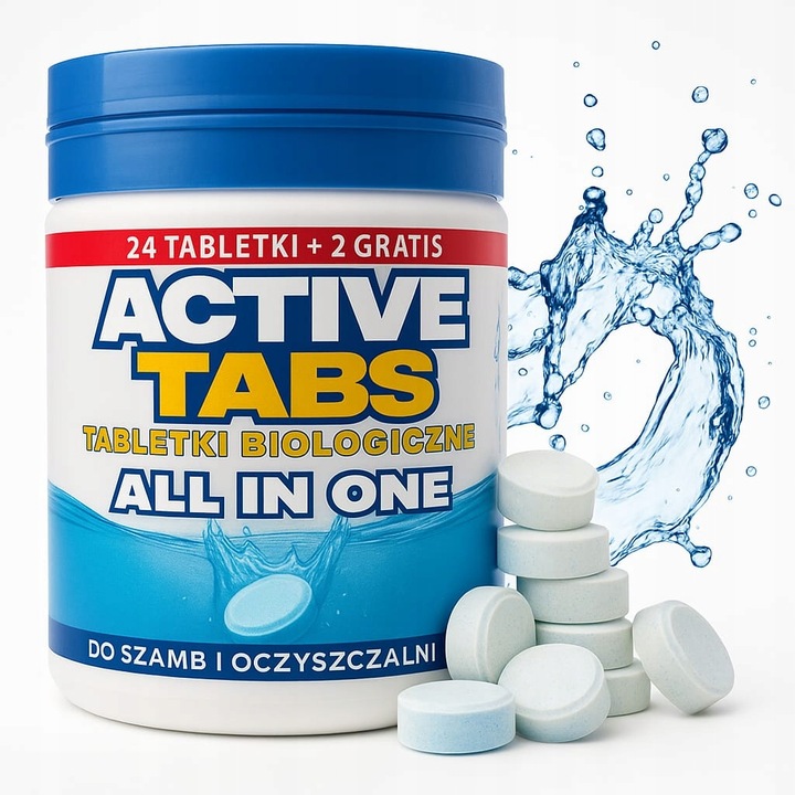 Bakterie silne tabletki do szamba +tłuszcze +skuteczne działanie zimą