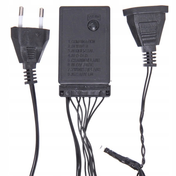 500 LED LAMPKI ŚWIATEŁKA CHOINKOWE NIEBIESKIE ZEWNĘTRZNE WEWNĘTRZNE MOCNE