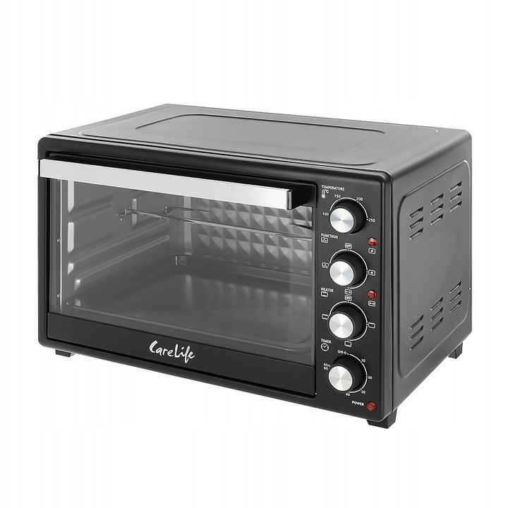 PIEKARNIK ELEKTRYCZNY 45L ROŻNO + TERMOOBIEG+GRILL WOLNOSTOJĄCY