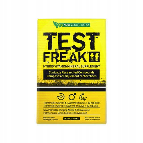PHARMAFREAK TEST FREAK BOOSTER TESTOSTERON 120k