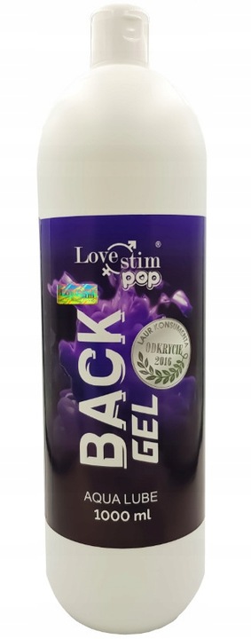 Doskonały żel analny na bazie wody aż 1000ml 1litr