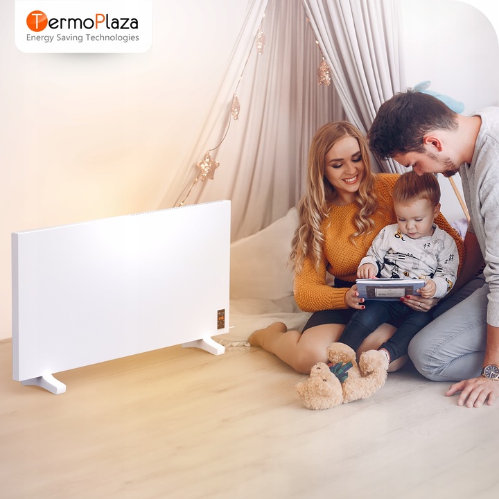 Grzejnik konwektorowy na podczerwień 2w1 750W 20m2 promiennik