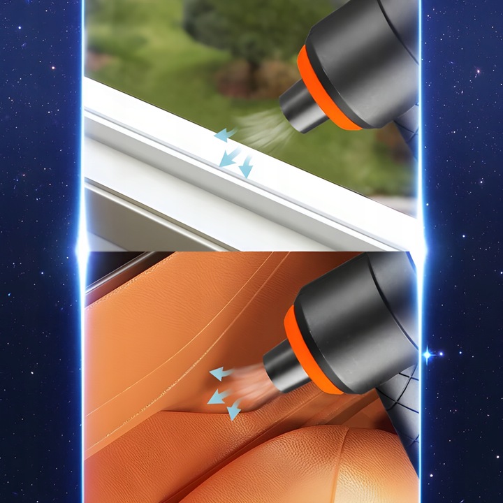 ODKURZACZ SAMOCHODOWY RĘCZNY MAŁY BEZPRZEWODOWY 120W DO AUTA USB