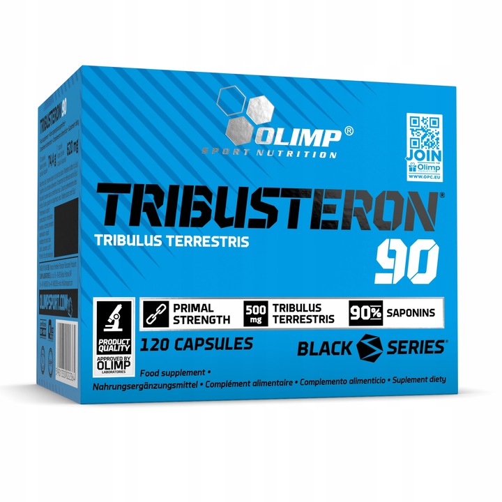 OLIMP TRIBUSTERON 90 120kaps BOOSTER TESTOSTERONU TRIBULUS TERRRSTRIS