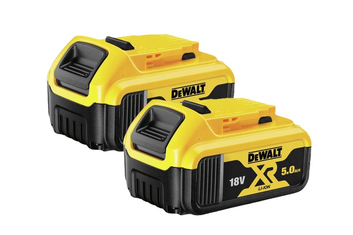 2x Akumulator DeWalt XR 18V 5Ah DCB184