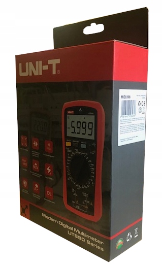 UNI-T UT890C Miernik MULTIMETR TrueRMS 20A NCV hFe