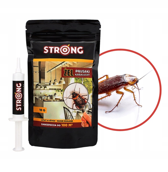 STRONG Żel PASTA na Karaluchy Prusaki trutka 100m2