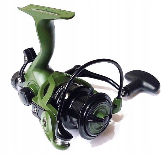 SOLIDNY KOŁOWROTEK Z WOLNYM BIEGIEM 9+1 DOMINATOR 3000 WOLNY BIEG KHAKI !