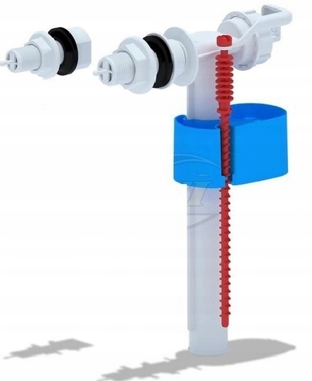 ZAWÓR SPUSTOWY WC SPŁUCZKI ZBIORNIKA+NAPEŁNIAJĄCY 1/2 3/8 +ZESTAW