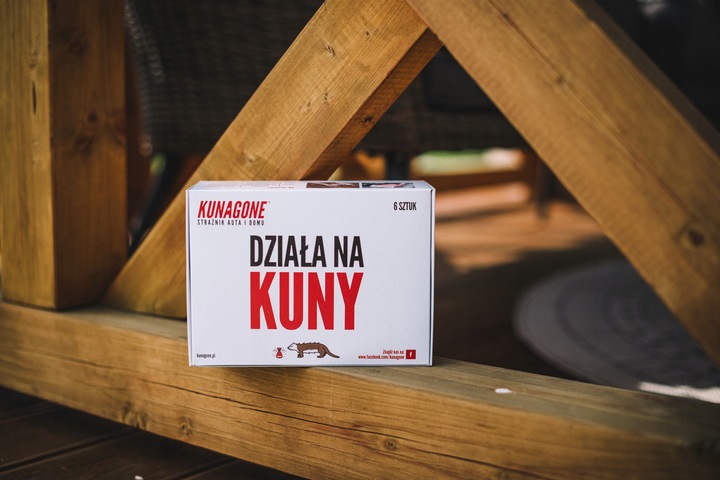 NATURALNY ODSTRASZACZ NA KUNY DO SAMOCHODU KUNAGONE PRZECIWKO KUNOM