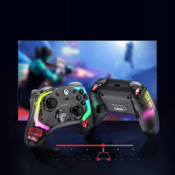 Kontroler Pad przewodowy GameSir K1 Kaleid GamePad LED do Xbox PC Steam