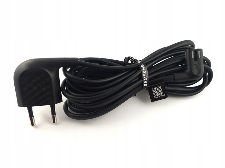 Oryg. kabel przewód zasilający do TV Samsung 3m, kątowy 2pin, ósemka,