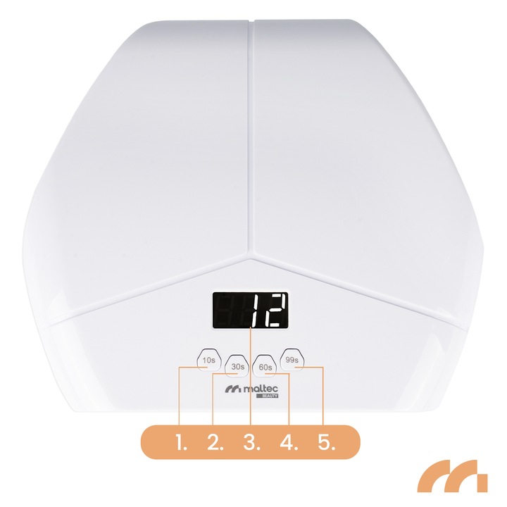 LAMPA DO PAZNOKCI UV DUAL LED DO HYBRYD ŻELI MANICURE PEDICURE 268W LUSTRO