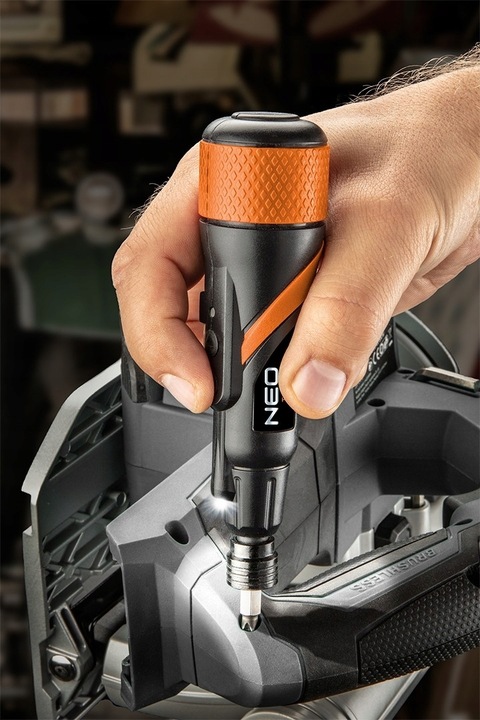 NEO WKRĘTAK ŚRUBOKRĘT AKUMULATOROWY 3,6V USB-C 800mAh LED + BITY