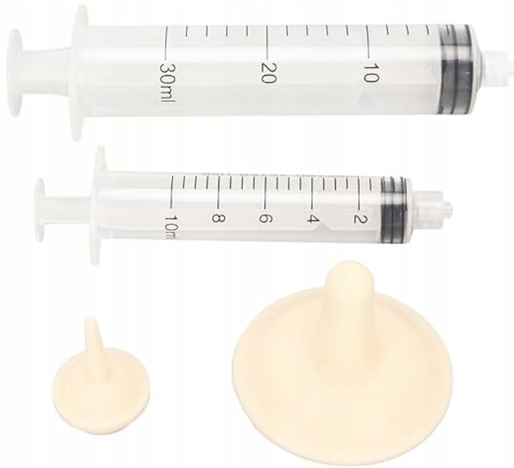 ZESTAW STRZYKAWEK DO KARMIENIA KOCIĄT SZCZENIĄT STRZYKAWKI ZE