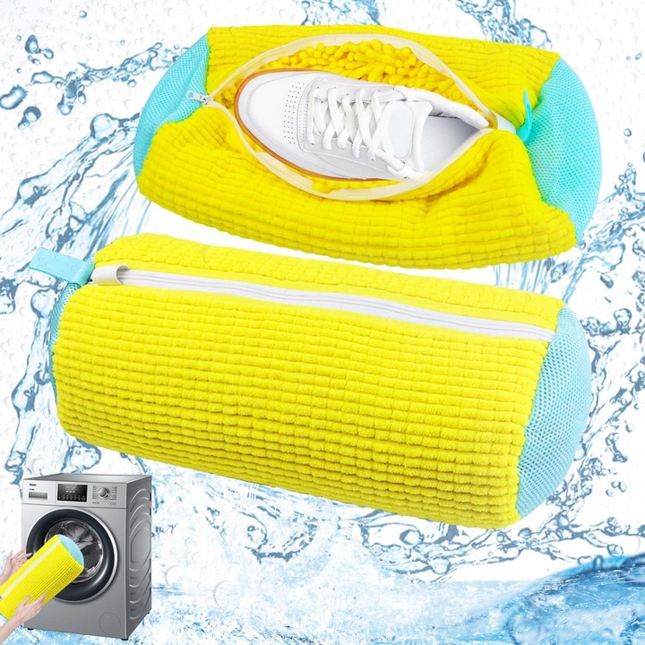 WOREK SIATKA DO PRANIA OBUWIA BUTÓW DO PRALKI Z MIKROFIBRY TRATOX