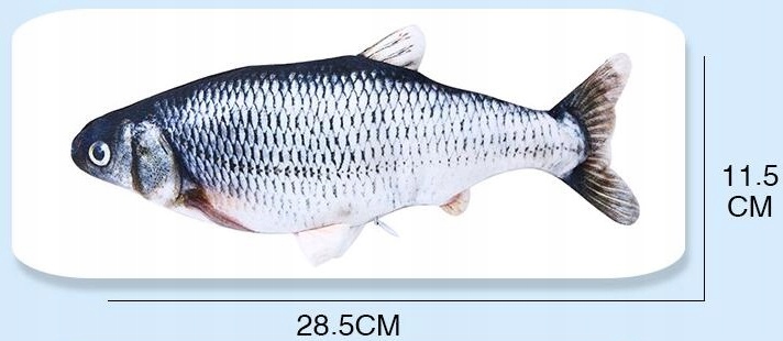 Zabawki Dla Kota Elektryczna Ryba Skacząca Zabawka Dla Kota + Kocimietka