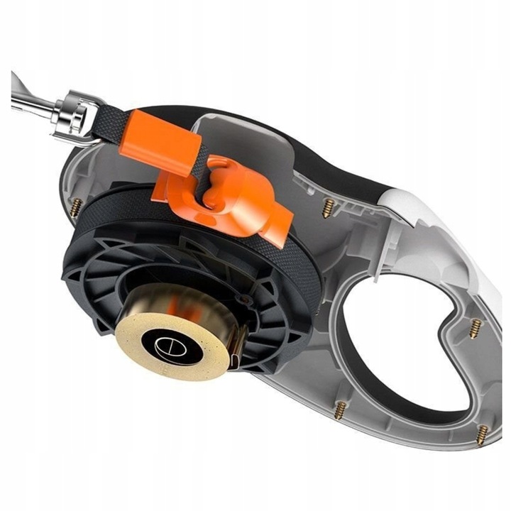 PROFESJONALNA SMYCZ AUTOMATYCZNA DLA DUŻEGO PSA ZWIJANA BLOKADA DO 50