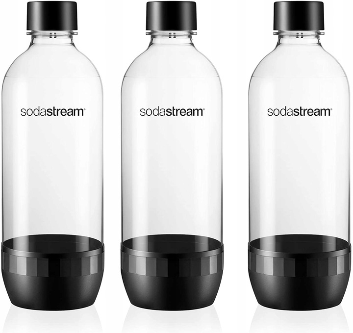 ZESTAW 3x BUTELKI BUTLE SodaStream Classic Fuse 3x 1L NA WODĘ | DO