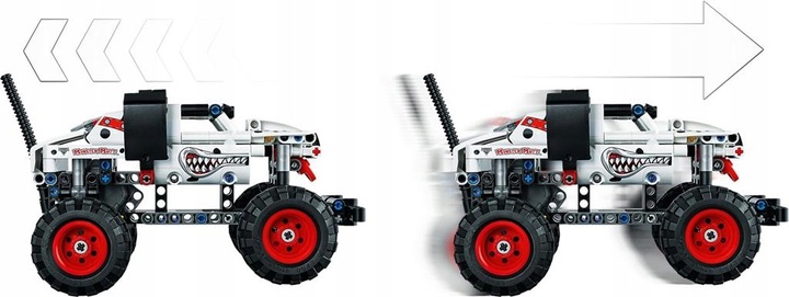 KLOCKI LEGO TECHNIC 42150 MONSTER JAM MUTT DALMATIAN 2W1 AUTA DLA DZIECI