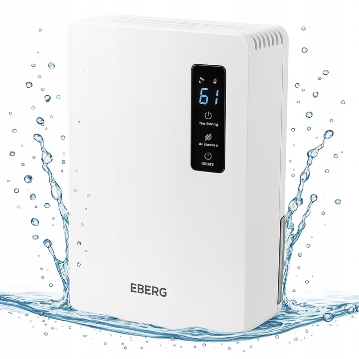DUŻY OSUSZACZ POWIETRZA POCHŁANIACZ WILGOCI OCZYSZCZACZ UV EBERG 2200ml 65W