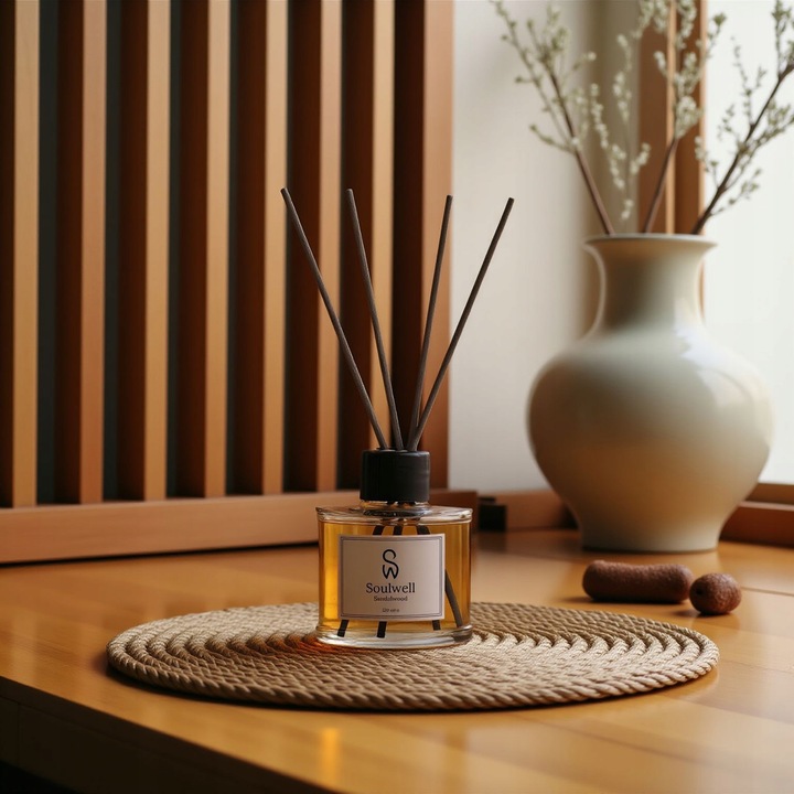 Drzewo Sandałowe SOULWELL ZAPACHY DO DOMU PATYCZKI 120ml