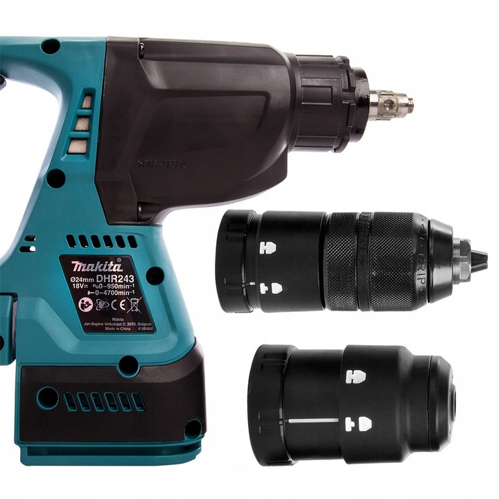 Akumulatorowa młotowiertarka Makita DHR243Z SDS+ 2,0J 18V BL LXT XPT