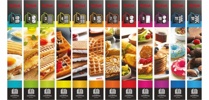 Płyty do panini TEFAL SNACK COLLECTION XA800312