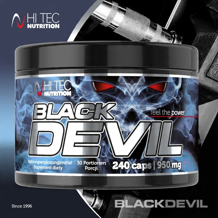 HI TEC Black DEVIL- 240 kaps BOOSTER TESTOSTERON