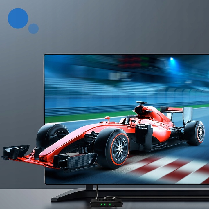 ROZDZIELACZ PRZEŁĄCZNIK SWITCH 3x HDMI 4K HDMI2.0 4K@60HZ