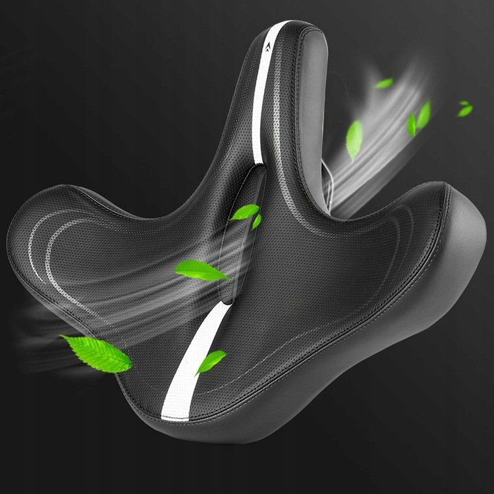 WYGODNE SIODEŁKO SIODŁO ROWEROWE NA ROWER DO ROWERU DUŻE MIĘKKIE MTB S11