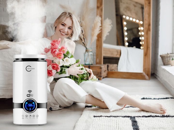 Nawilżacz powietrza SMART HOME+ WIFI automatyczny AROMATERAPIA OLEJKI