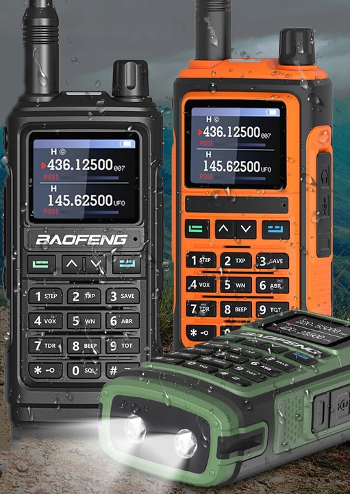 Krótkofalówka Radiotelefon Baofeng UV-17E Walkie Talkie PMR VHF UHF USB-C