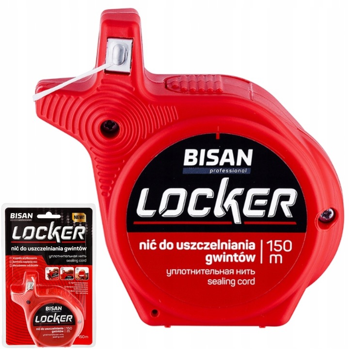 NIĆ NITKA DO GWINTÓW USZCZELNIAJĄCA ZAMIAST PAKUŁ TEFLONU LOCKER 150 mb