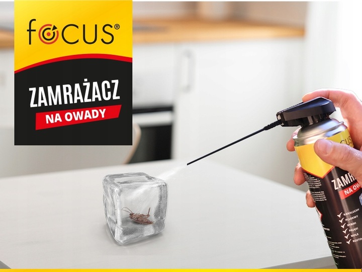 ZAMRAŻACZ na owady zwalcza larwy jaja pluskwy pająki karaluchy XXL