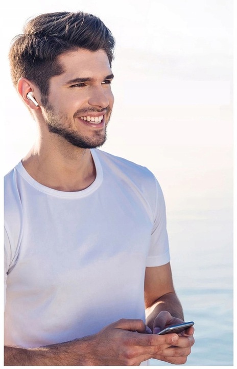 SŁUCHAWKI BEZPRZEWODOWE TWS i1000 do IOS ANDROID SPORTOWE DOUSZNE MIKROFON