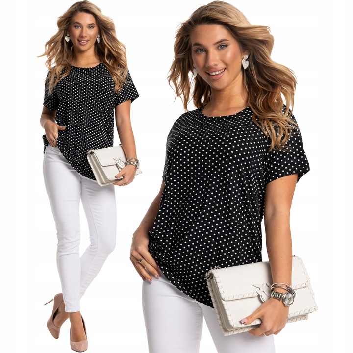 Ponadczasowa Atrakcyjna Piękna Kobieca BLUZKA Dużo Kolorów Rozmiarów