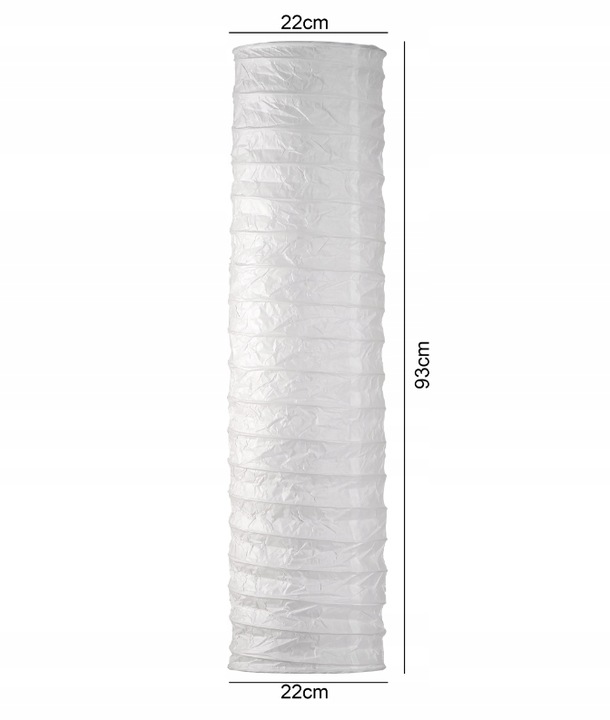 ABAŻUR DO LAMPY STOJĄCEJ KLOSZ DO LAMPY STOJĄCEJ KLOSZ PAPIEROWY 93 X