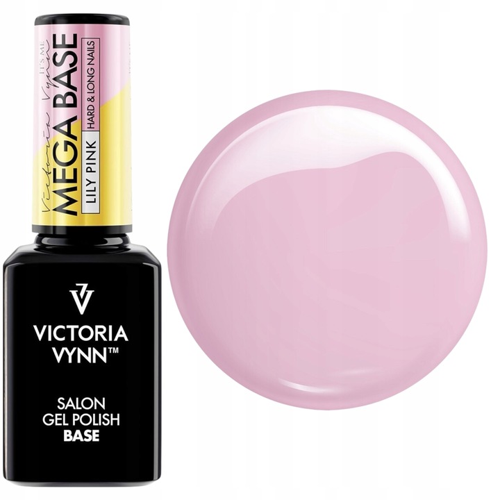 Victoria Vynn MEGA BASE Lily Pink Baza hybrydowa budująca 15 ml